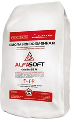 Загрузка для умягчения,смола ионообменная ALFASOFT (Токем-153) 12,5л/10кг